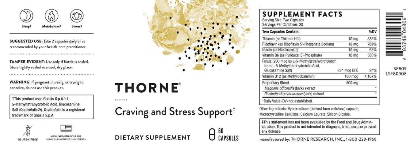 Thorne, Craving label