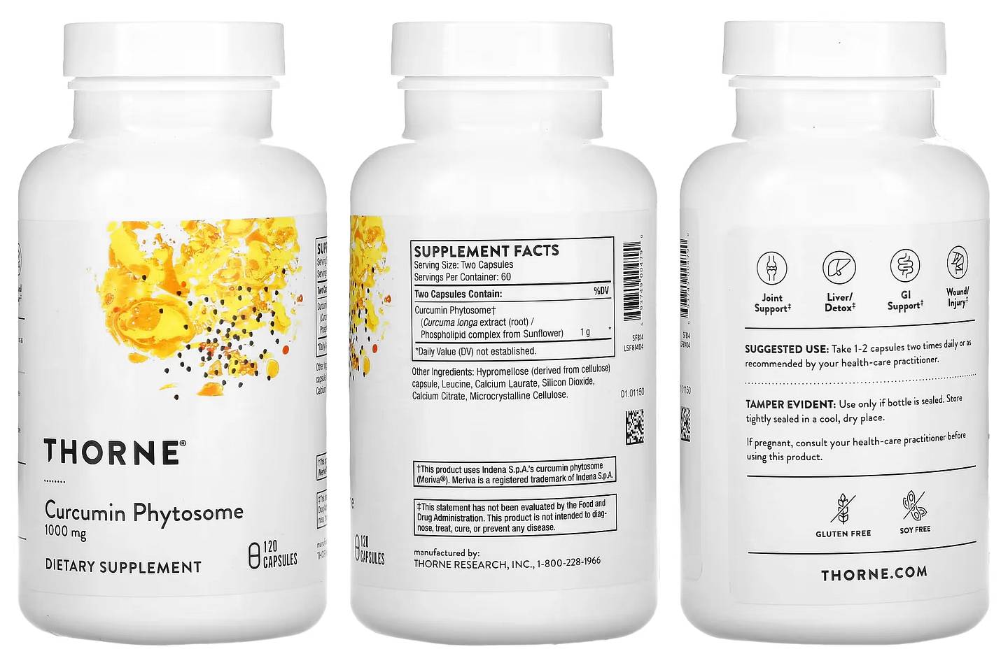 Thorne, Curcumin Phytosome packaging