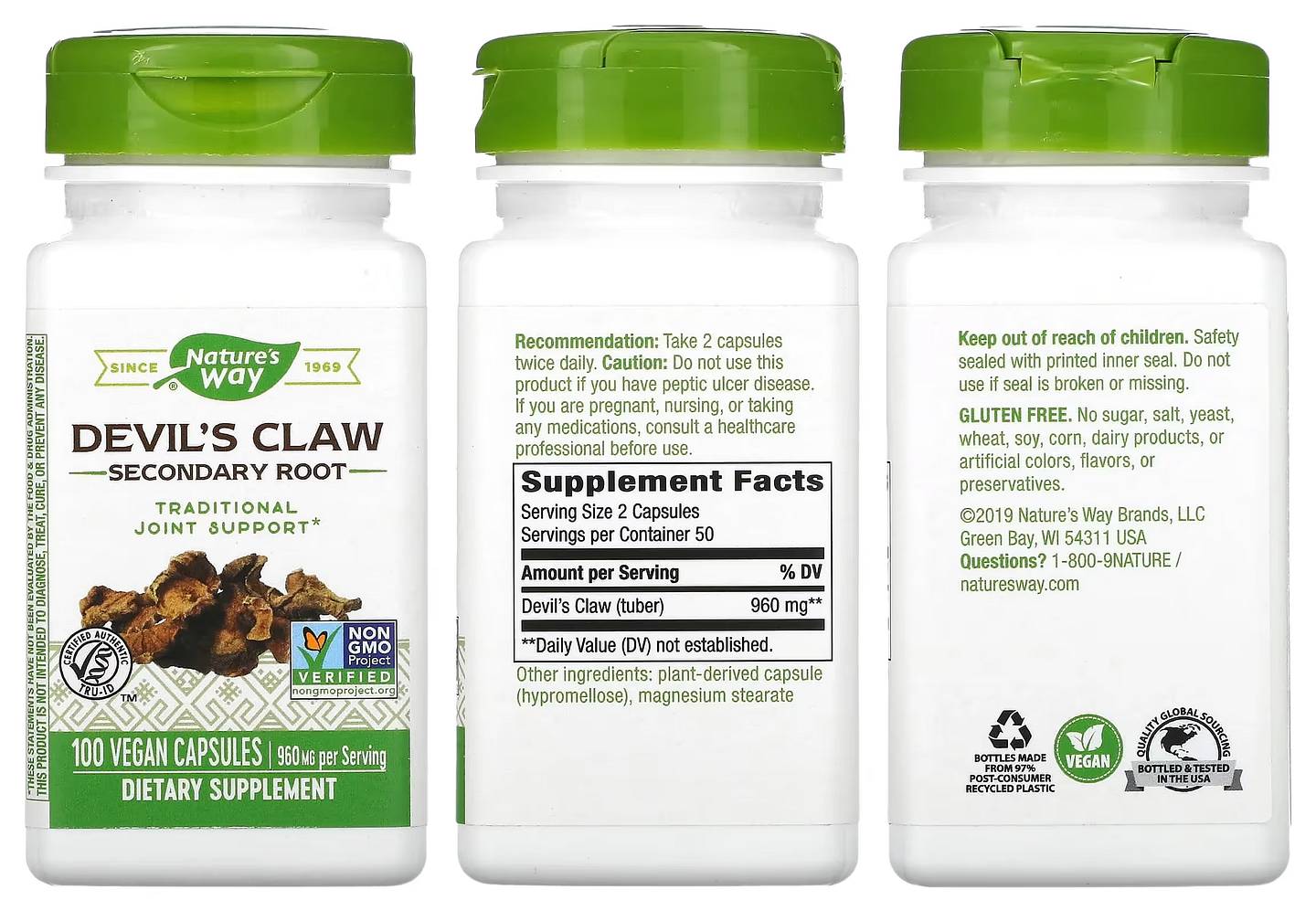 Nature's Way, Devil's Claw packaging