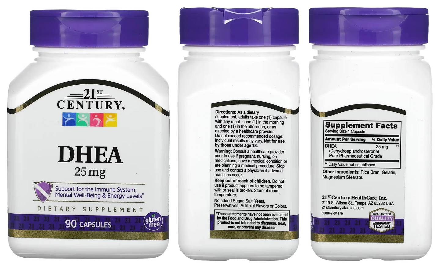 21st Century, DHEA packaging