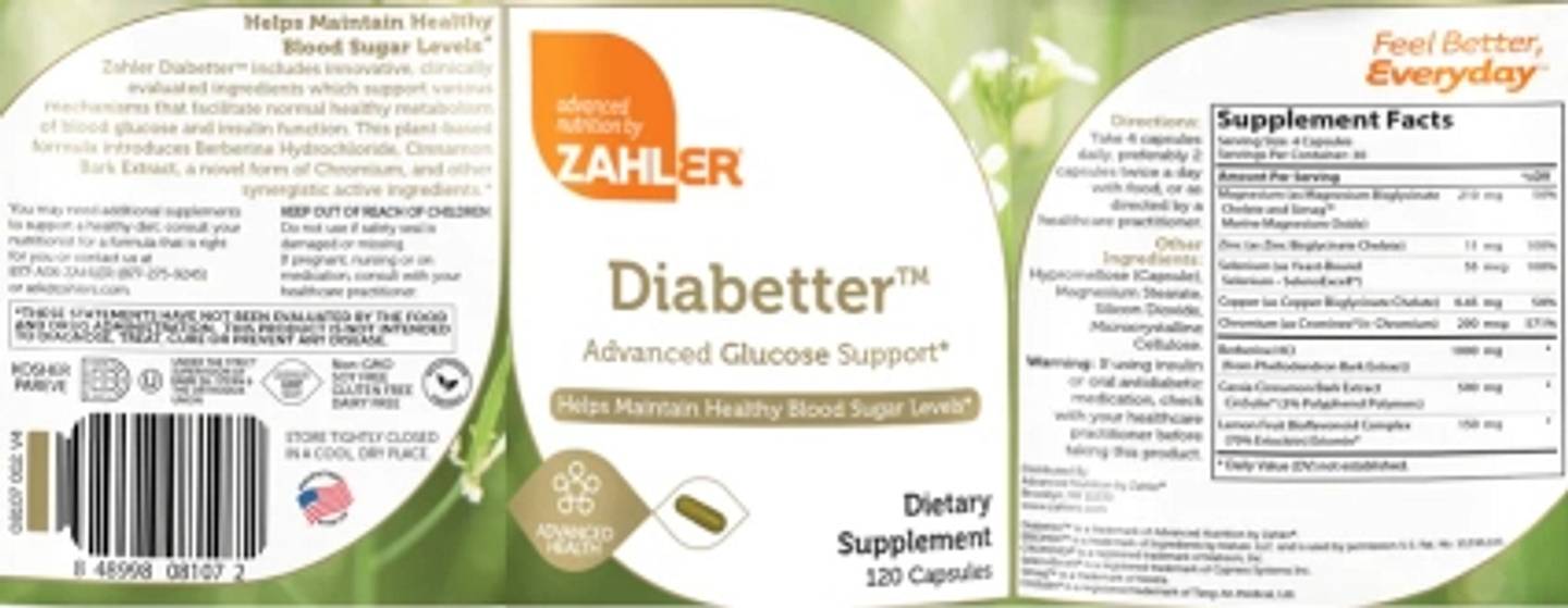 Zahler, Diabetter label