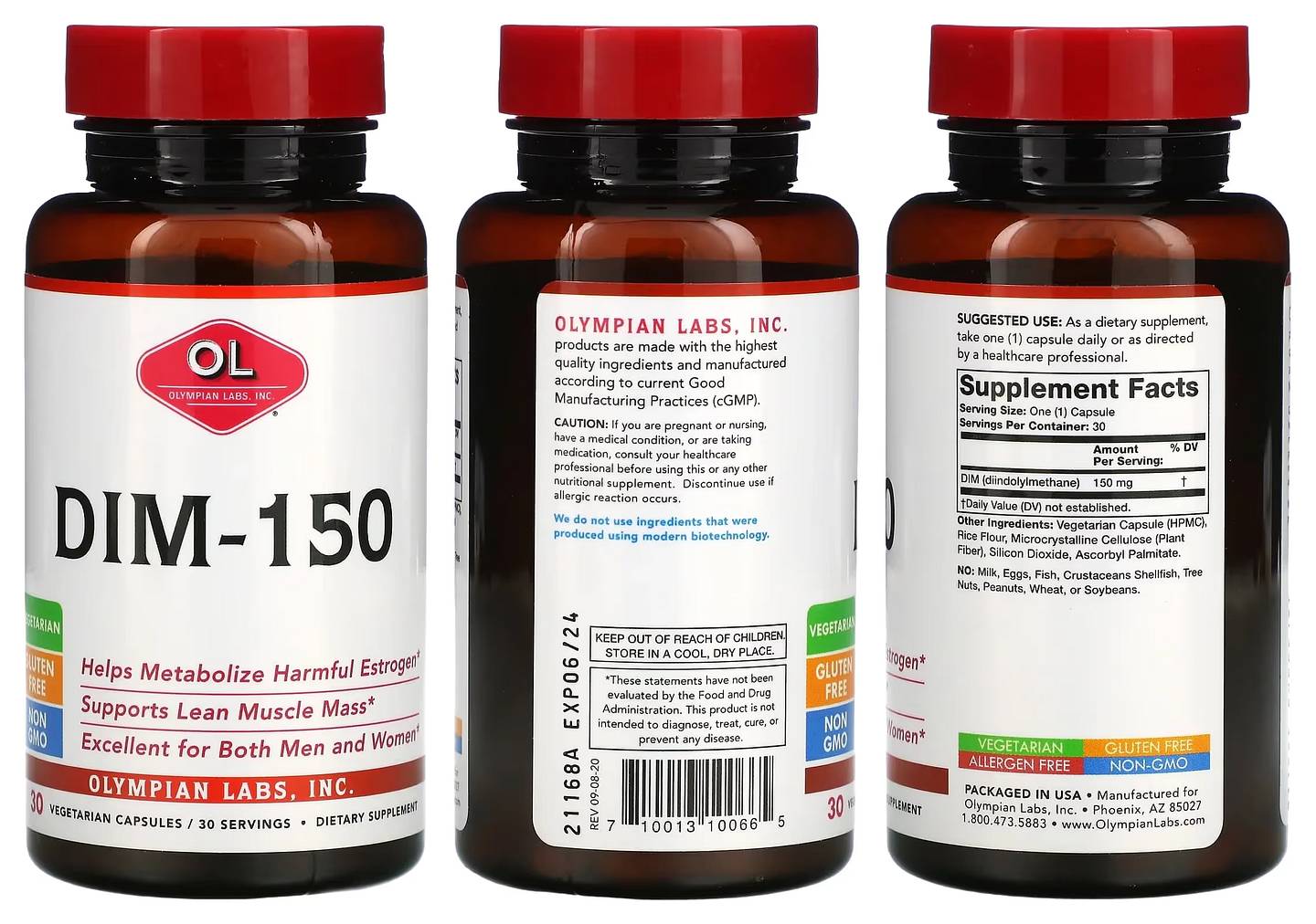 Olympian Labs, DIM-150 packaging