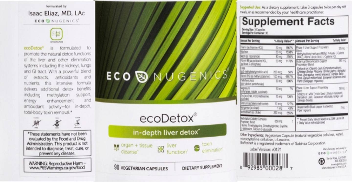 Econugenics, EcoDetox label