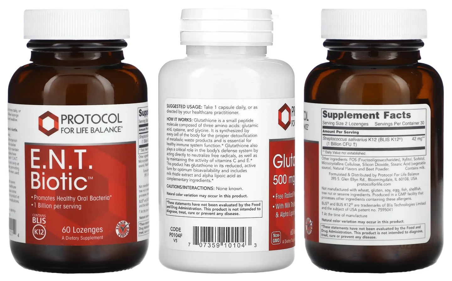 Protocol for Life Balance, E.N.T. Biotic packaging