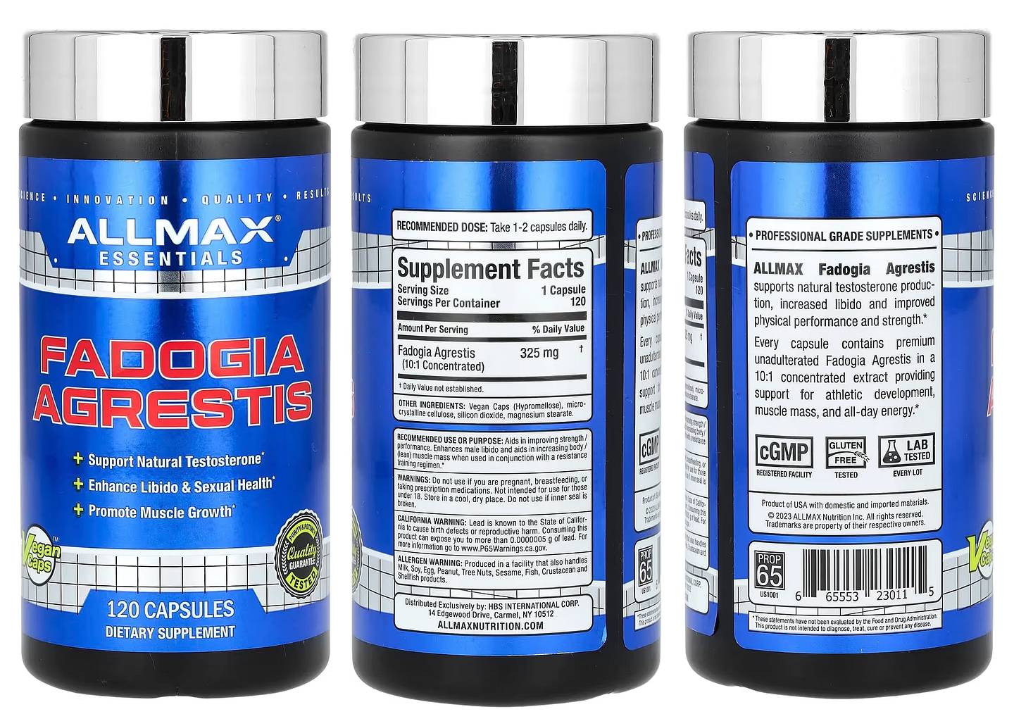 ALLMAX, Essentials packaging