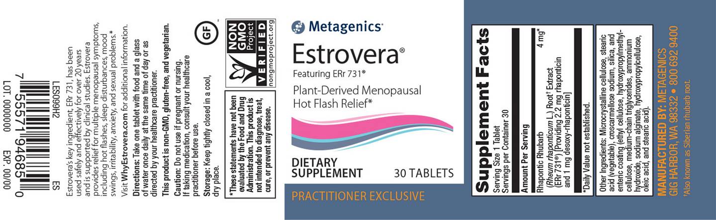 Metagenics, Estrovera label