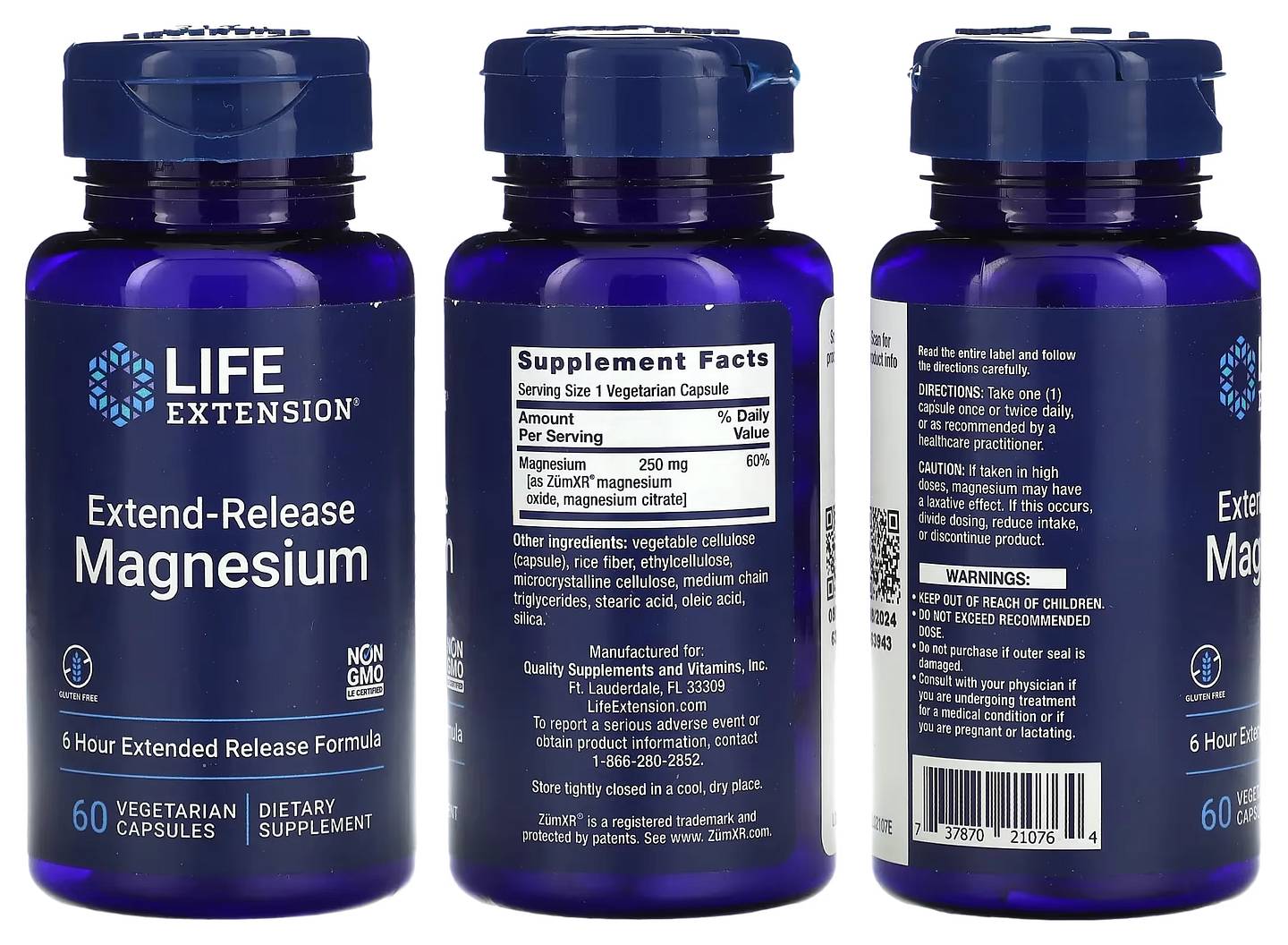 Life Extension, Extend-Release Magnesium packaging