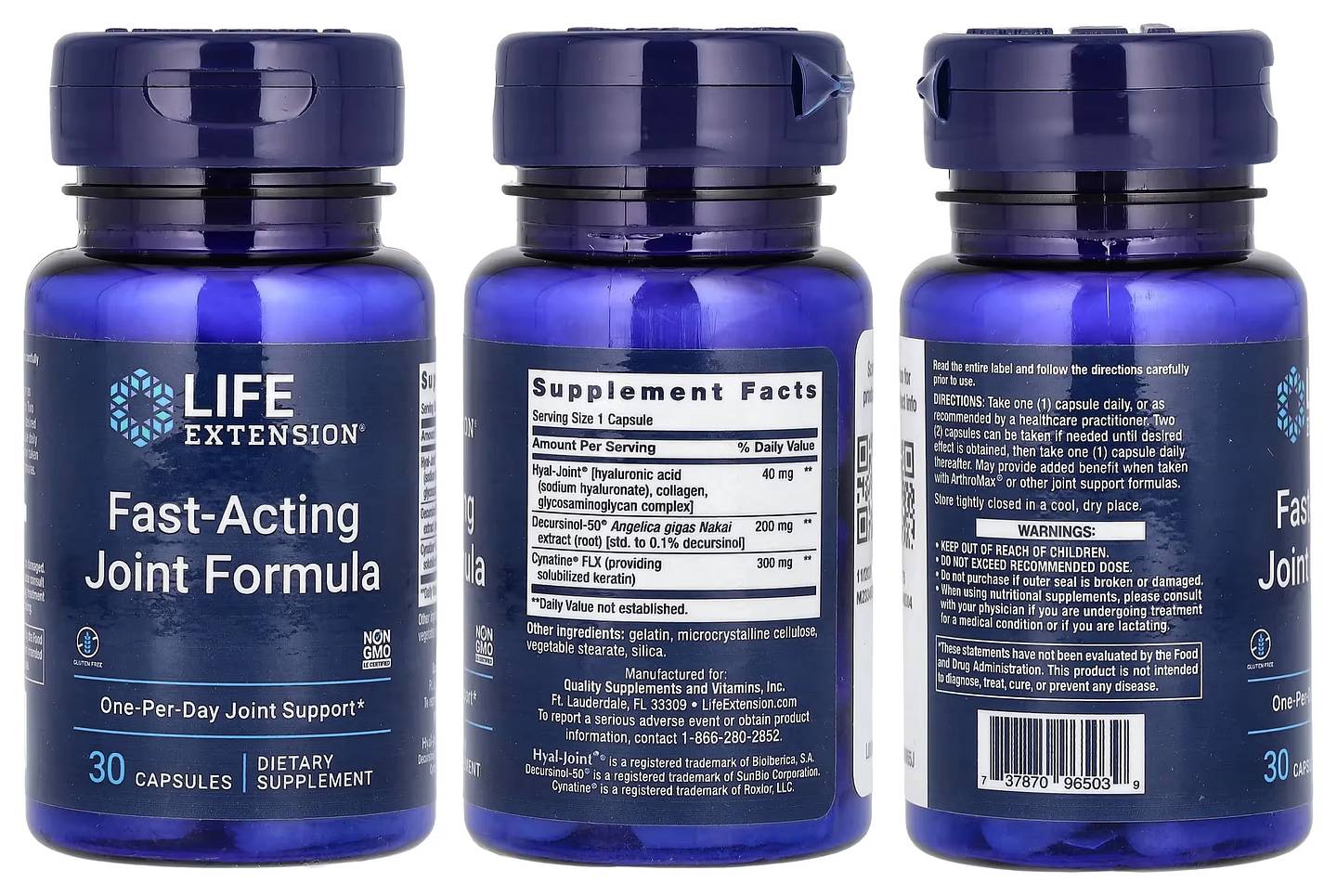 Life Extension, Fast-Acting Joint Formula packaging