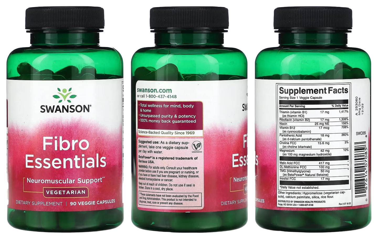 Swanson, Fibro Essentials packaging