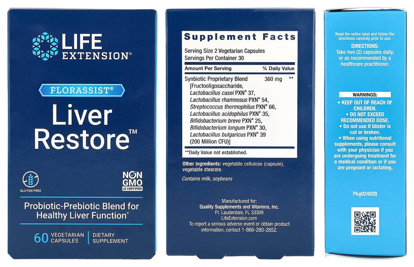 Life Extension, FLORASSIST Liver Restore packaging