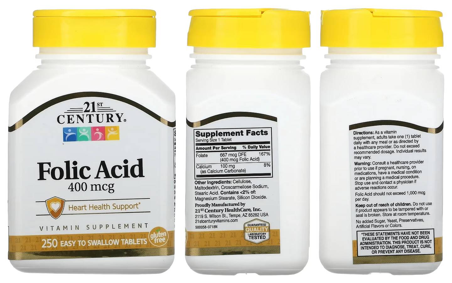 21st Century, Folic Acid packaging