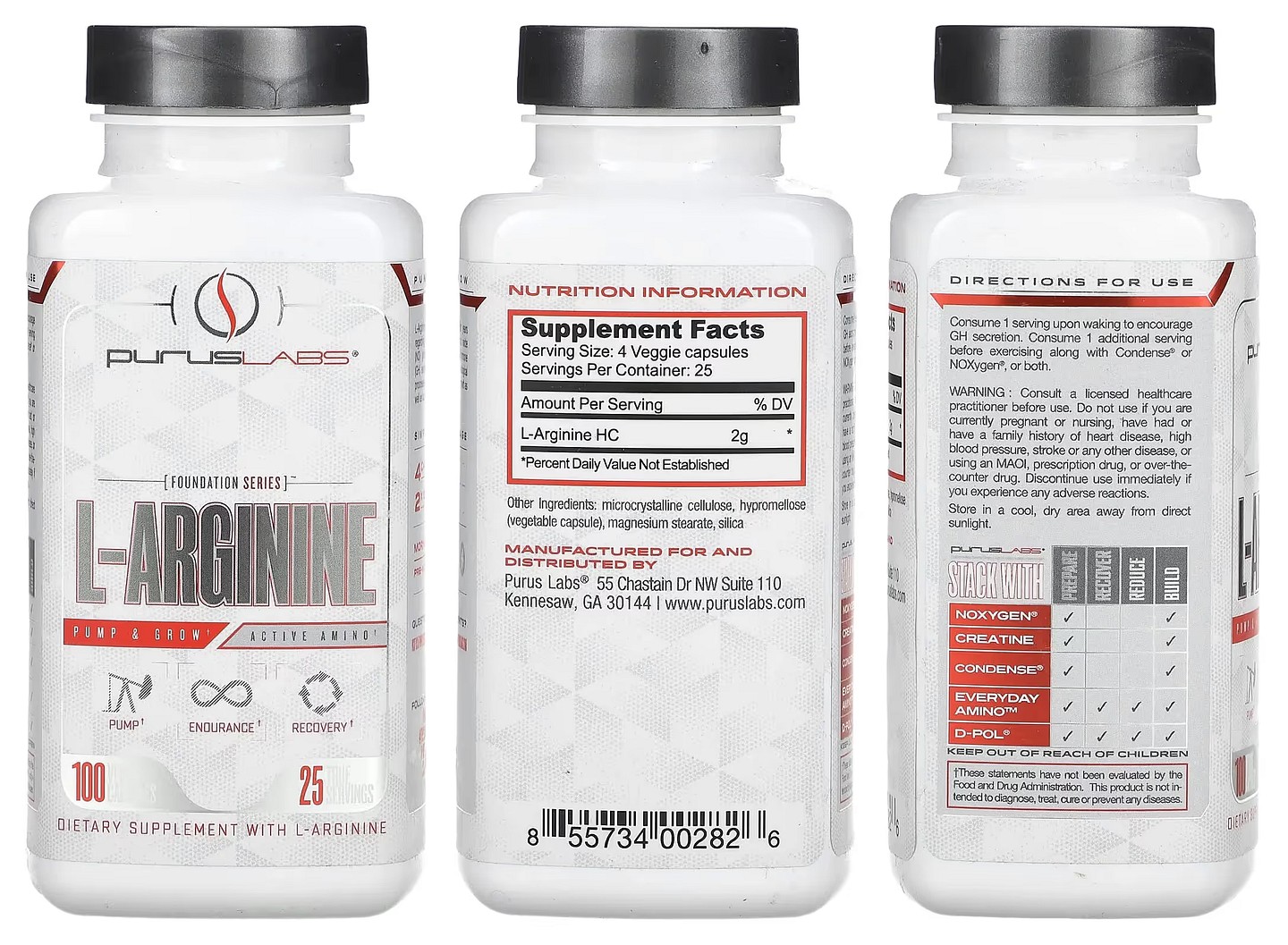 Purus Labs, Foundation Series packaging