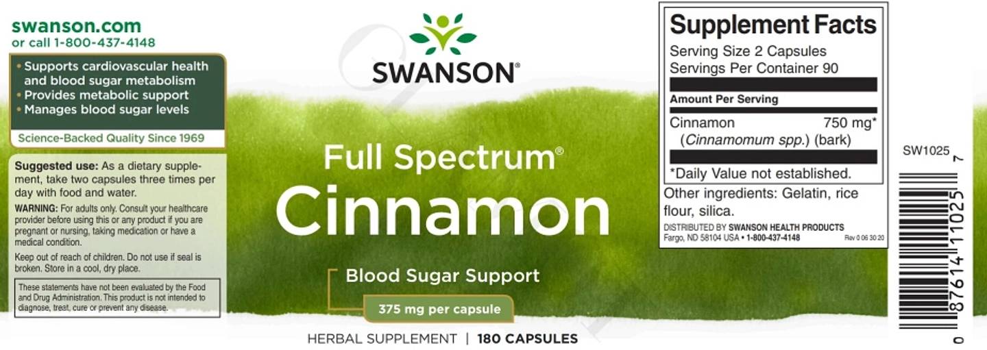 Swanson, Full Spectrum Cinnamon label