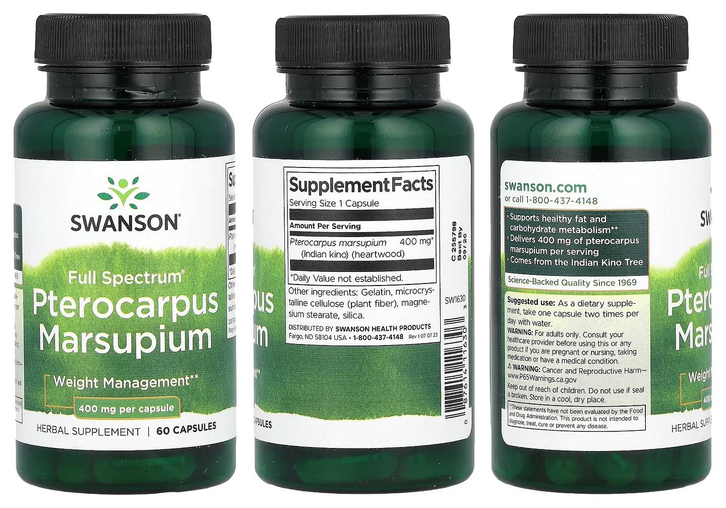 Swanson, Full Spectrum Pterocarpus Marsupium packaging