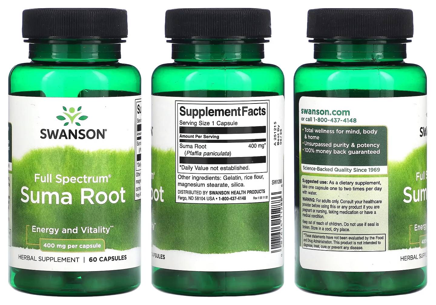 Swanson, Full Spectrum Suma Root packaging