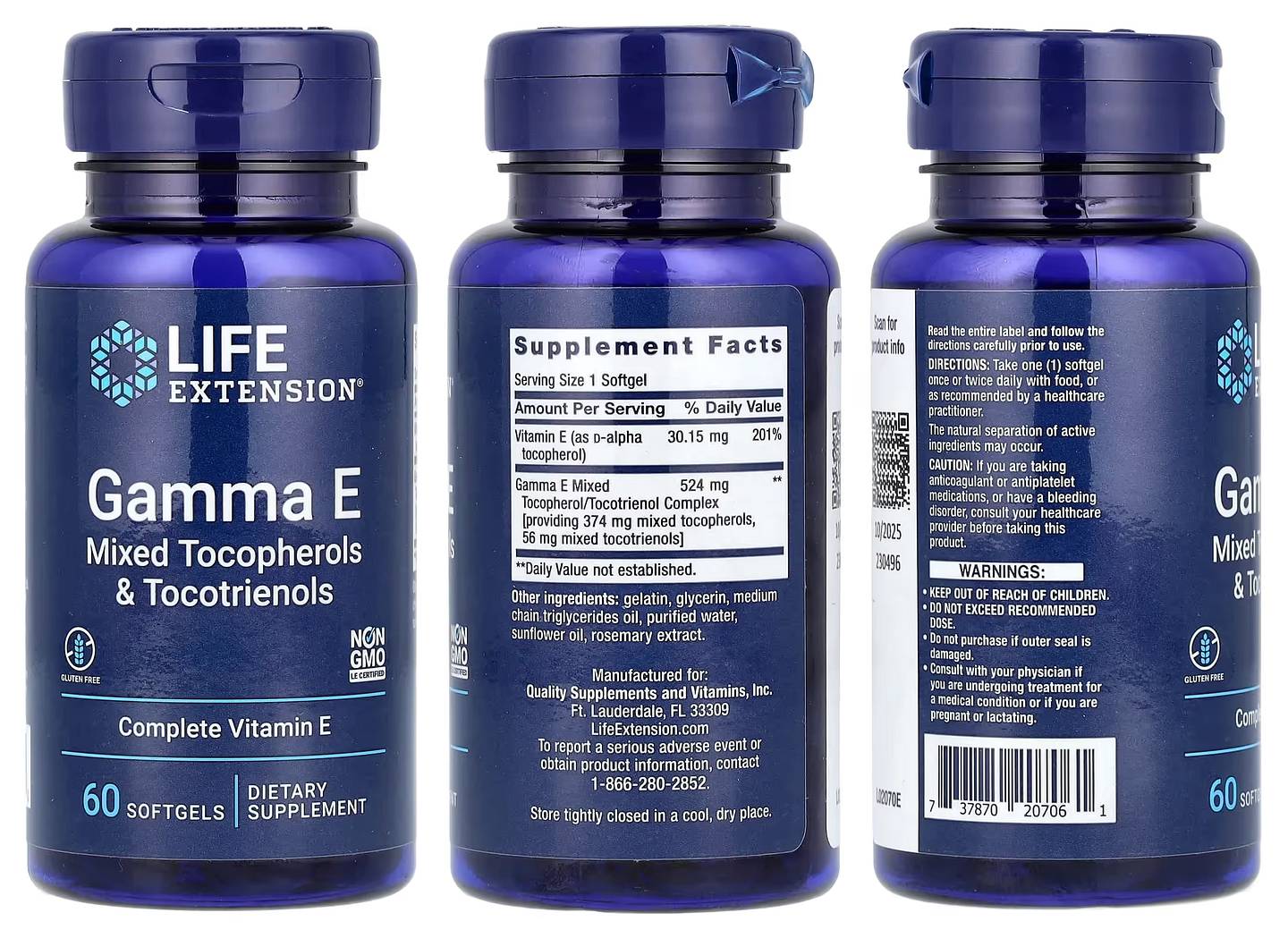 Life Extension, Gamma E packaging