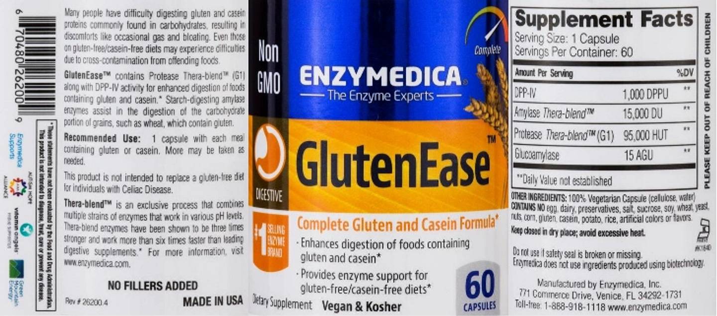 Enzymedica, GlutenEase label