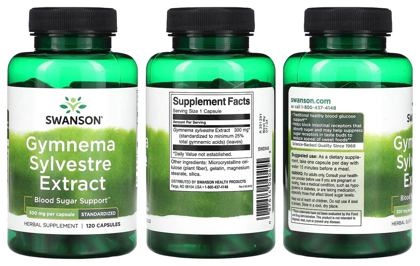 Swanson, Gymnema Sylvestre Extract packaging