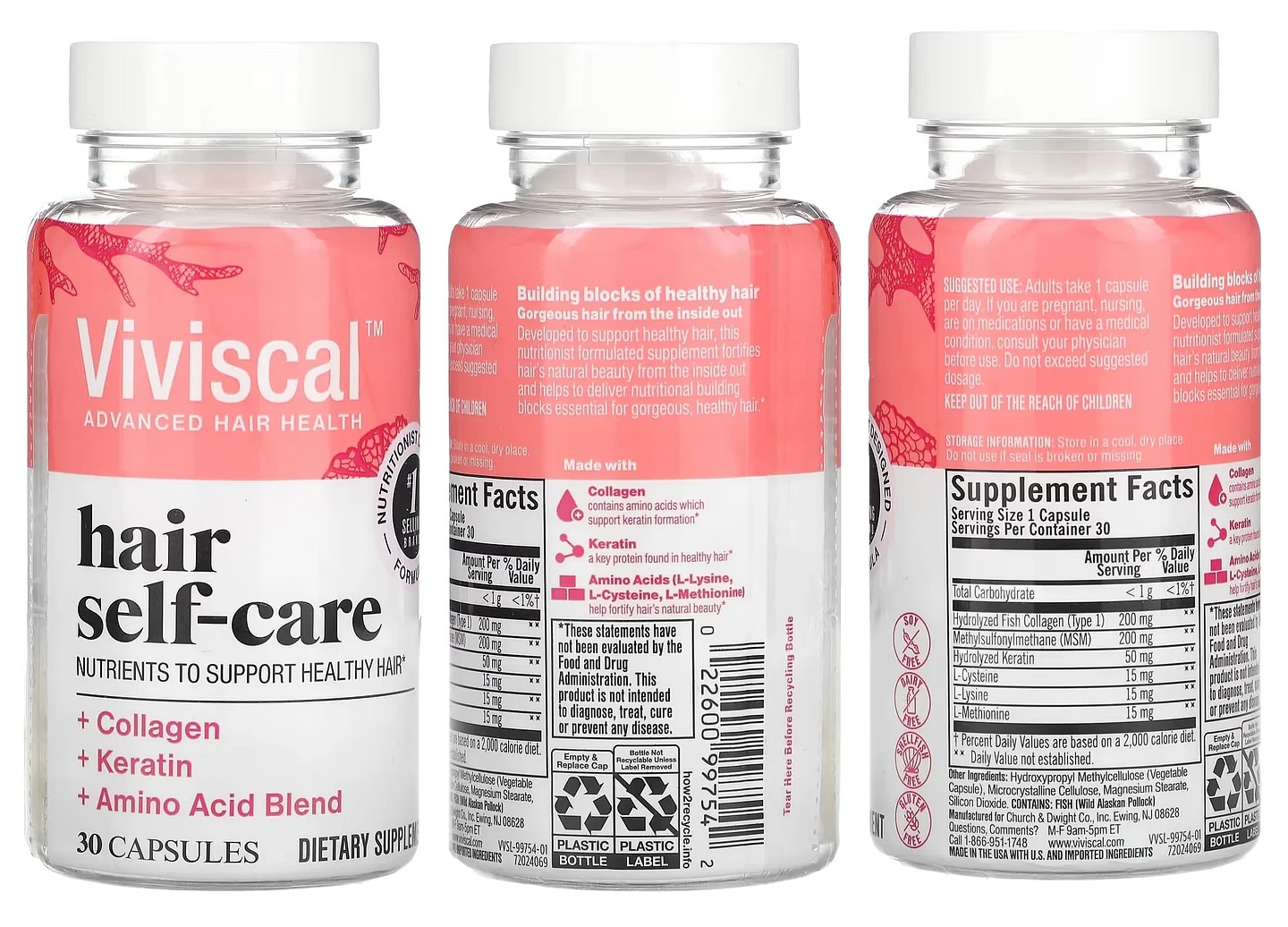 Viviscal, Hair Self-Care packaging