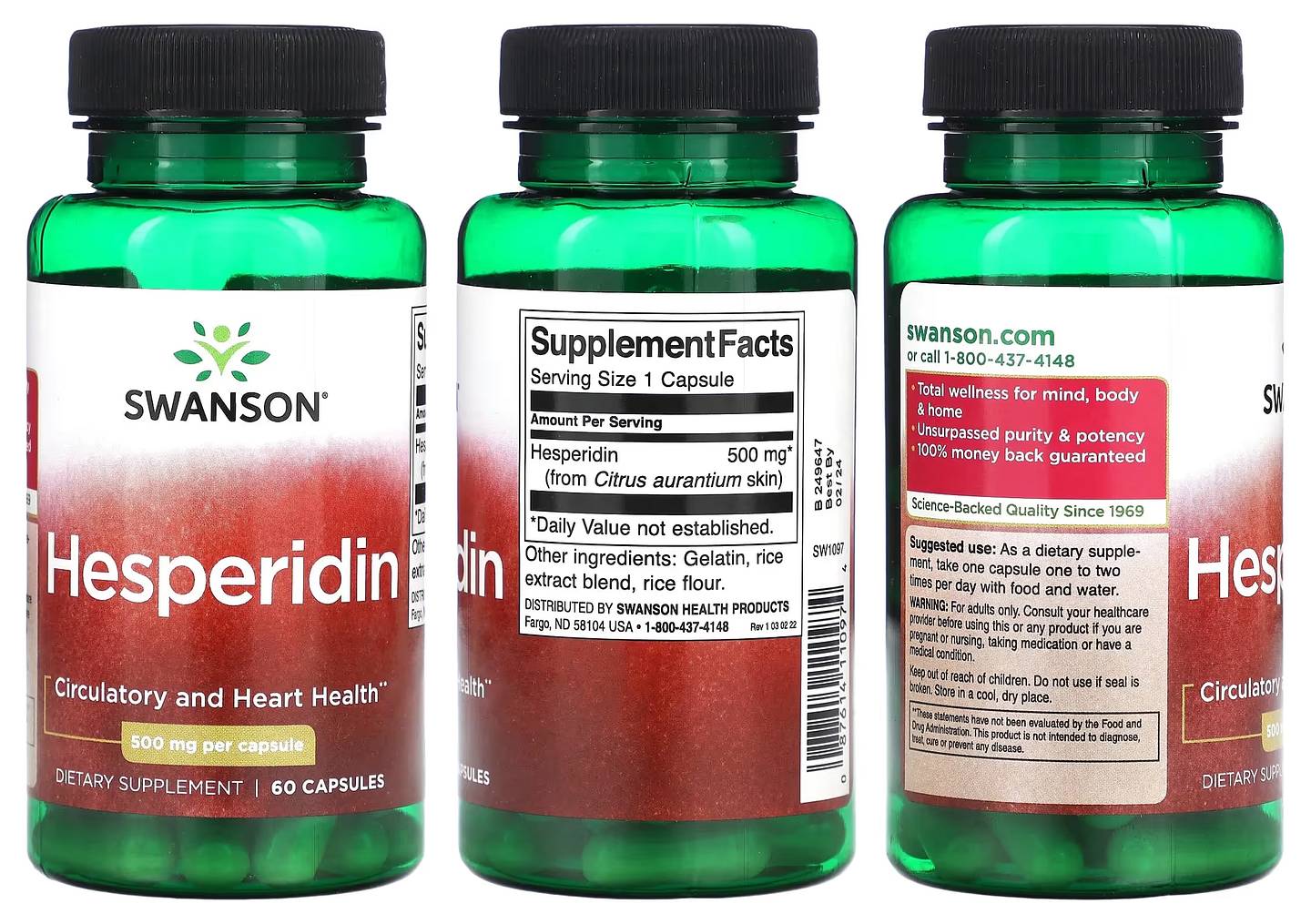 Swanson, Hesperidin packaging