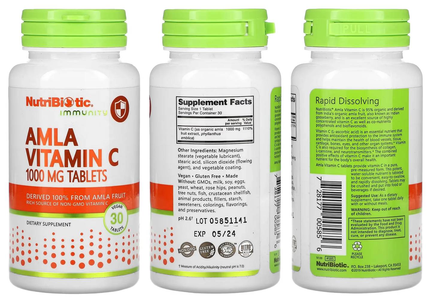 NutriBiotic, Immunity packaging