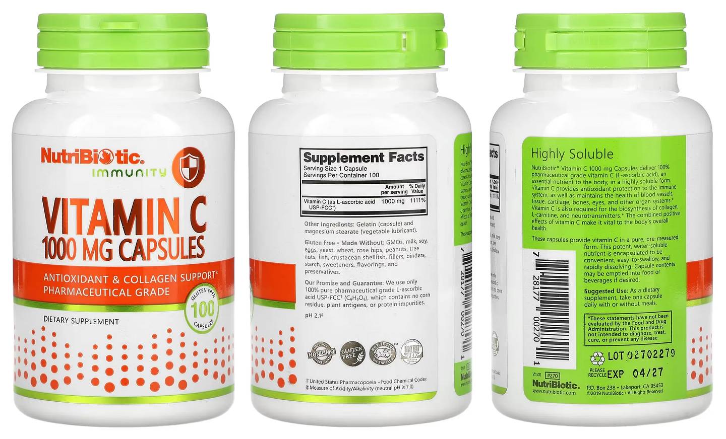 NutriBiotic, Immunity packaging