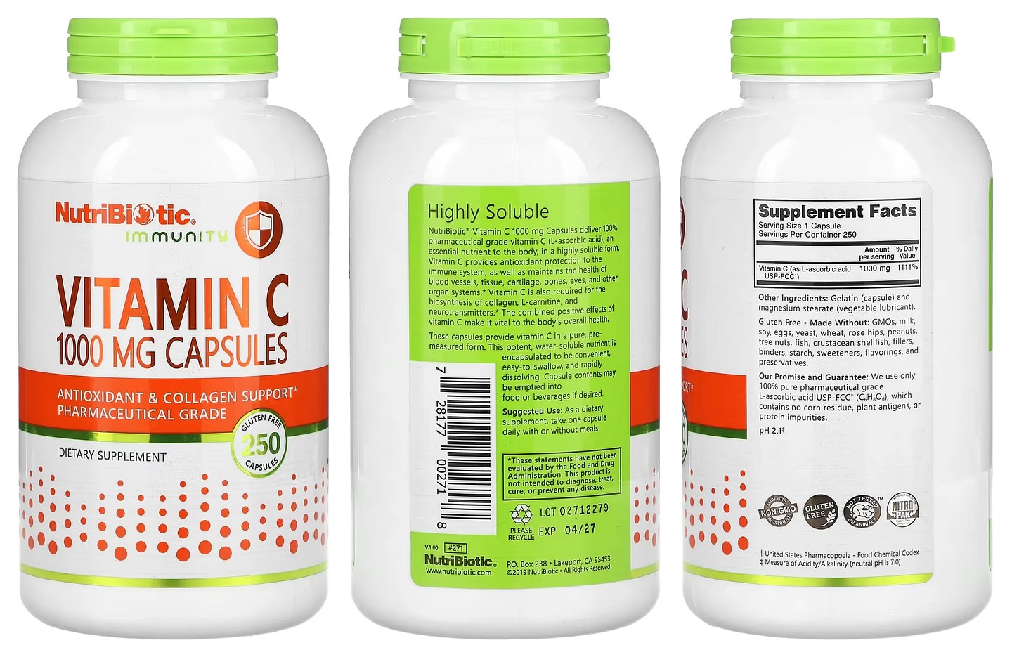NutriBiotic, Immunity packaging