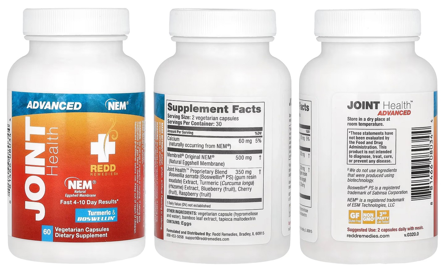 Redd Remedies, Joint Health, Advanced packaging