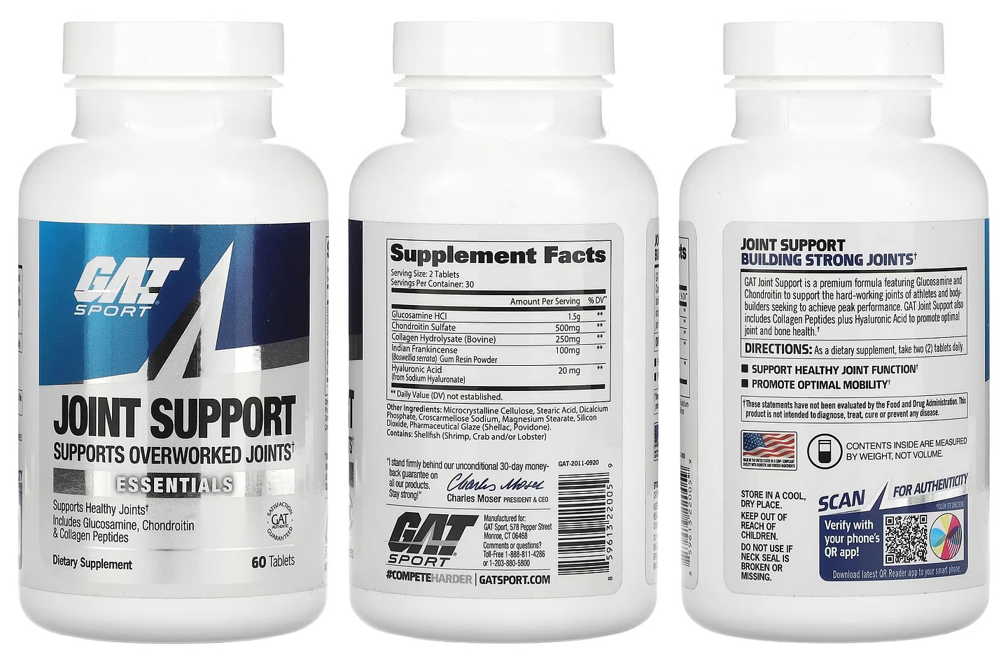GAT, Joint Support packaging