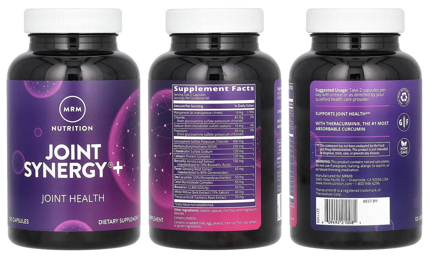 MRM Nutrition, Joint Synergy + packaging