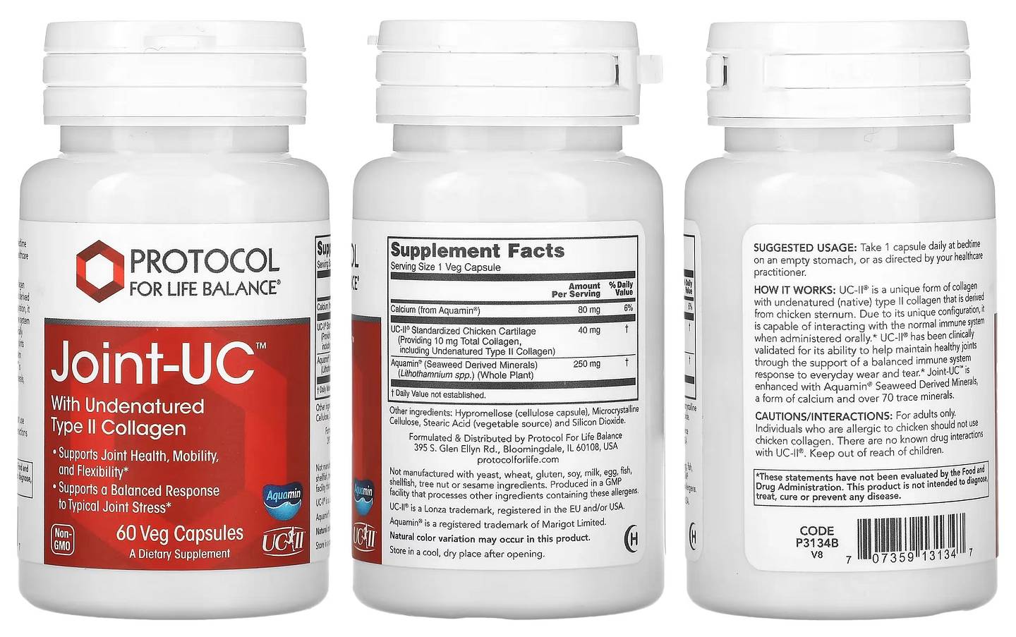 Protocol for Life Balance, Joint-UC packaging