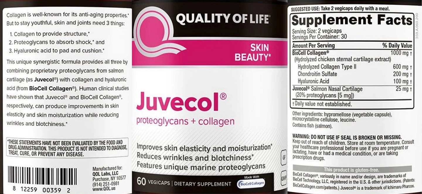 Quality of Life Labs, Juvecol label