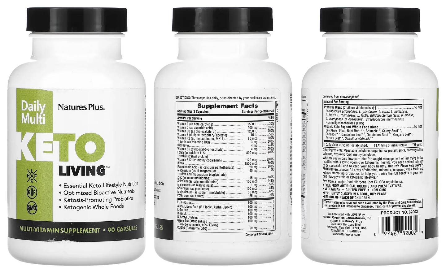 NaturesPlus, Keto Living packaging