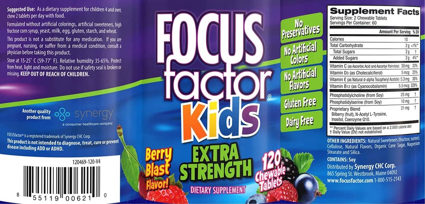 Focus Factor, Kids label