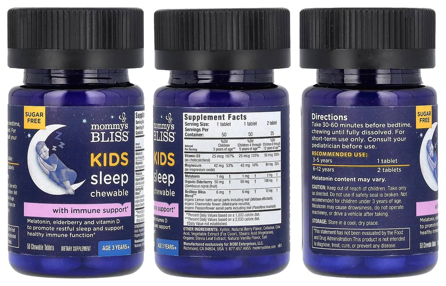 Mommy's Bliss, Kids Sleep Chewable packaging