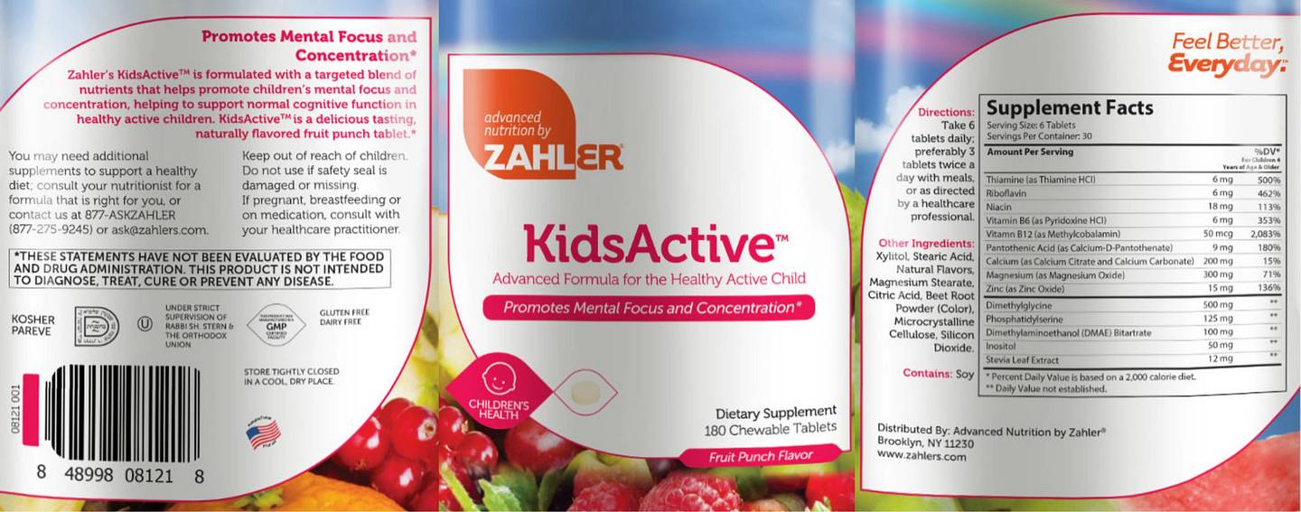 Zahler, KidsActive label