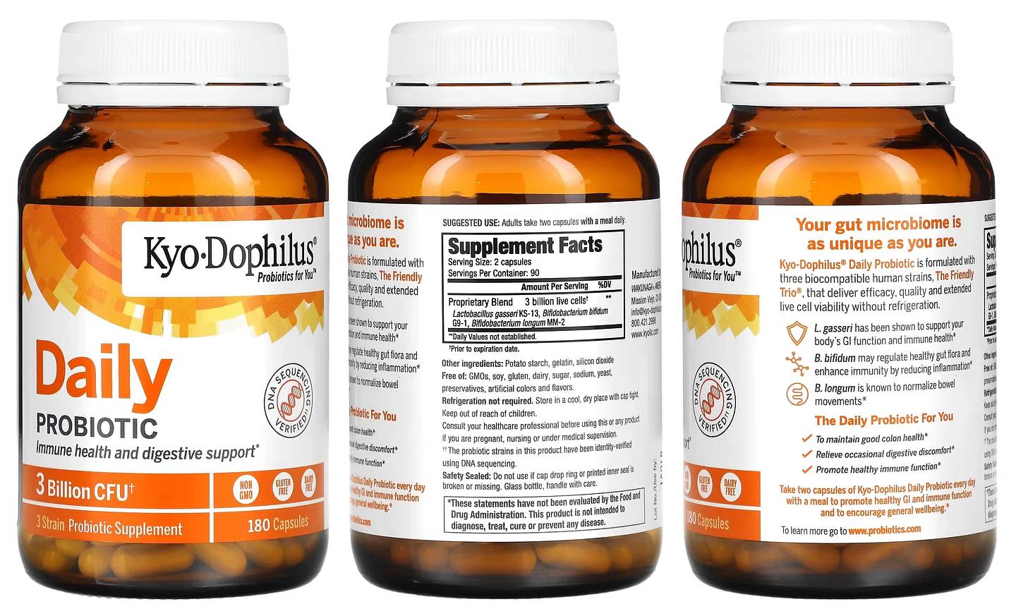 Kyolic, Kyo-Dophilus packaging