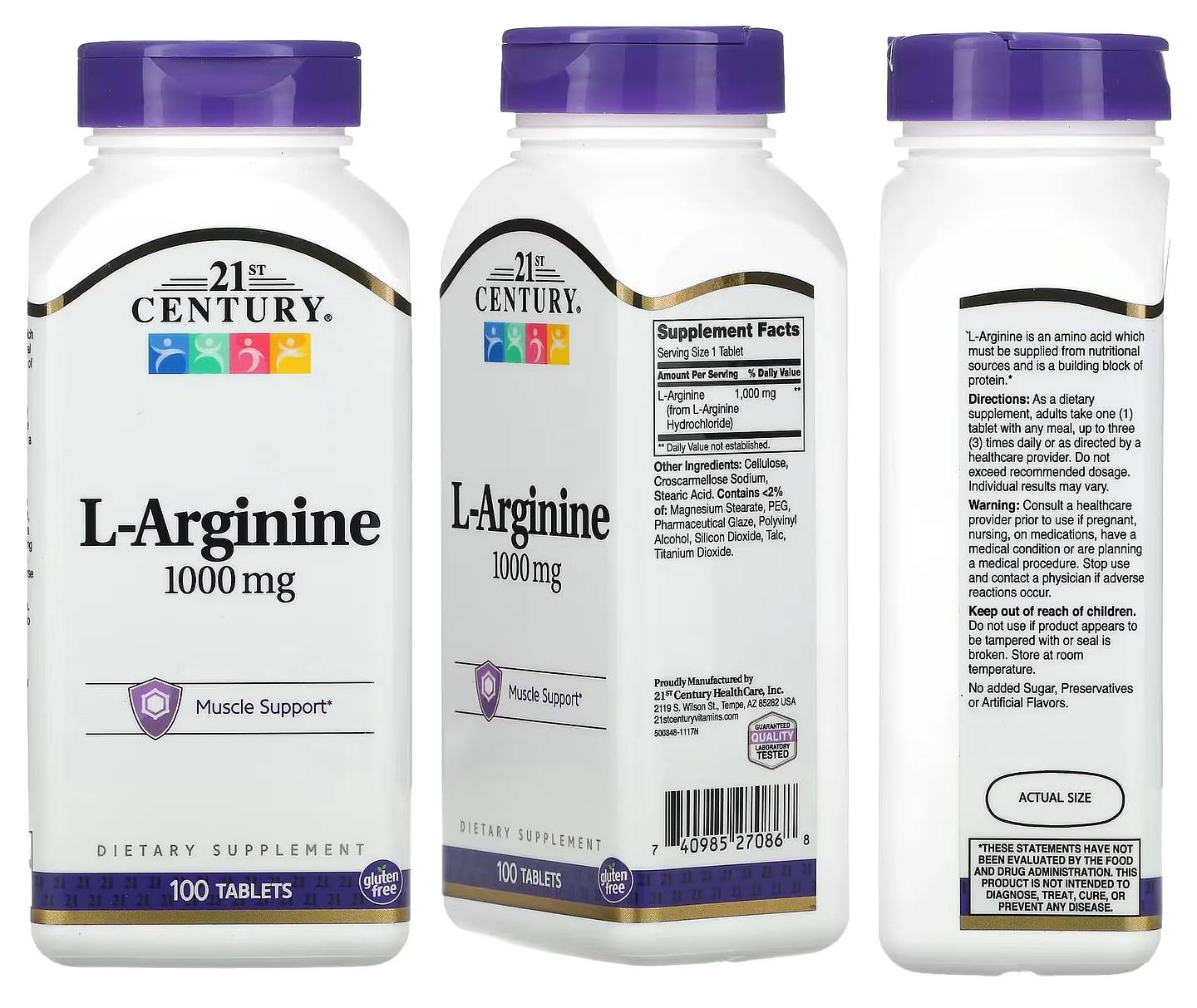 21st Century, L-Arginine packaging