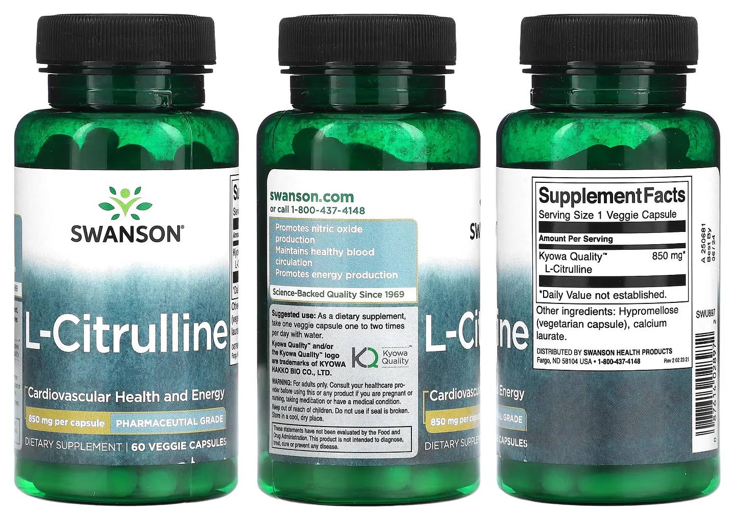 Swanson, L-Citrulline packaging