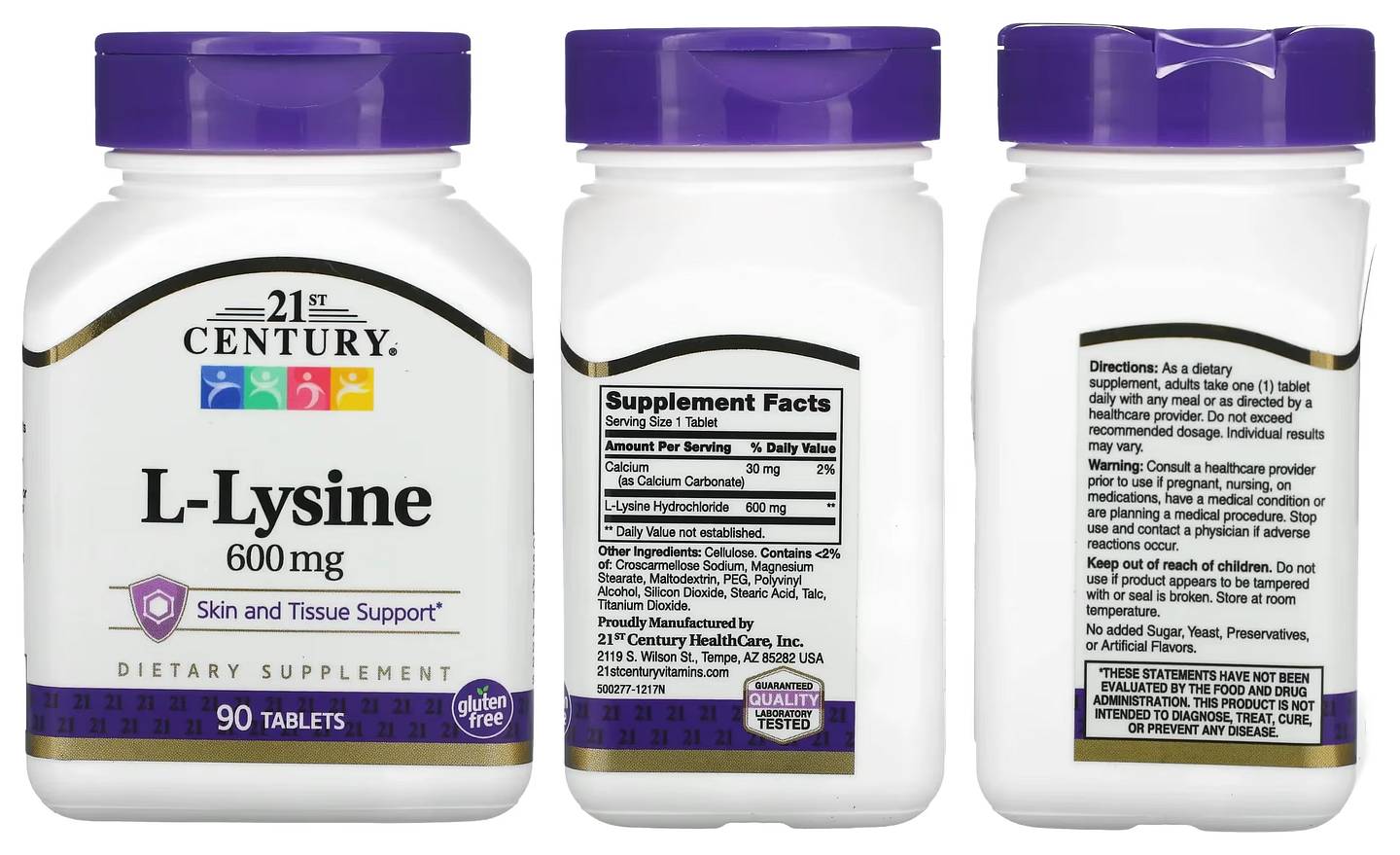 21st Century, L-Lysine packaging