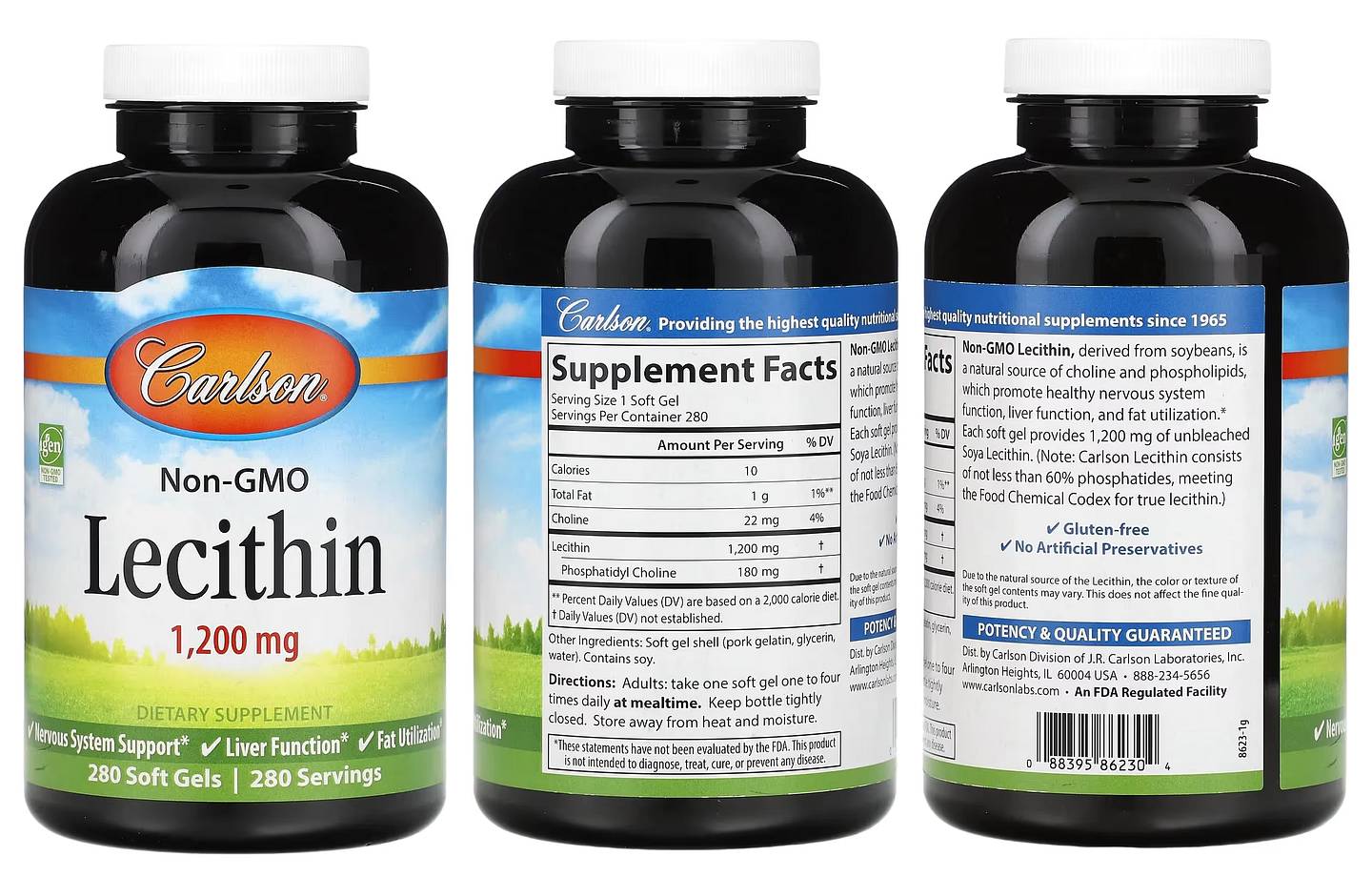 Carlson, Lecithin packaging