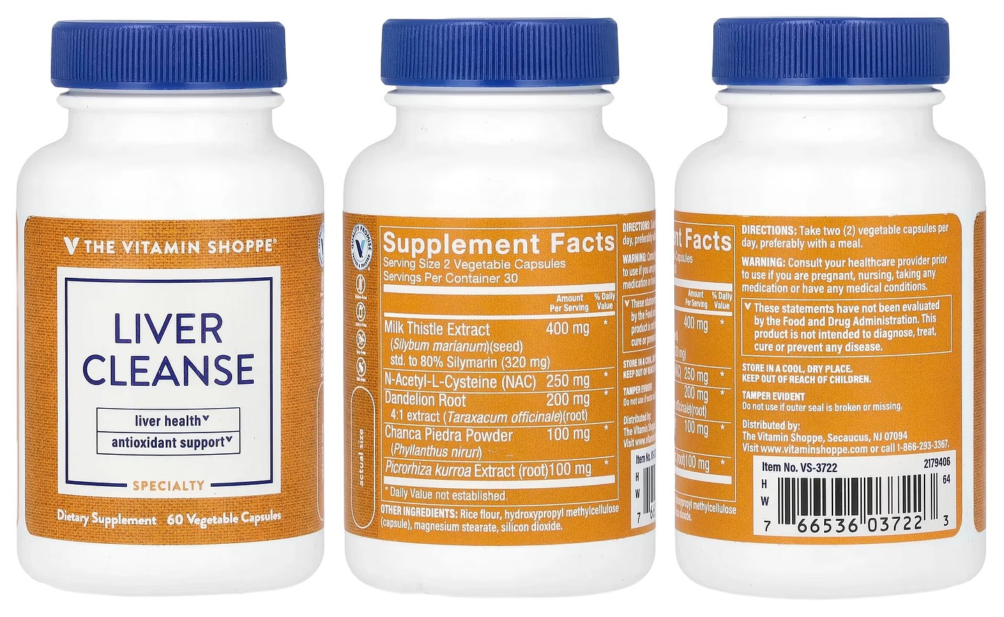 The Vitamin Shoppe, Liver Cleanse packaging