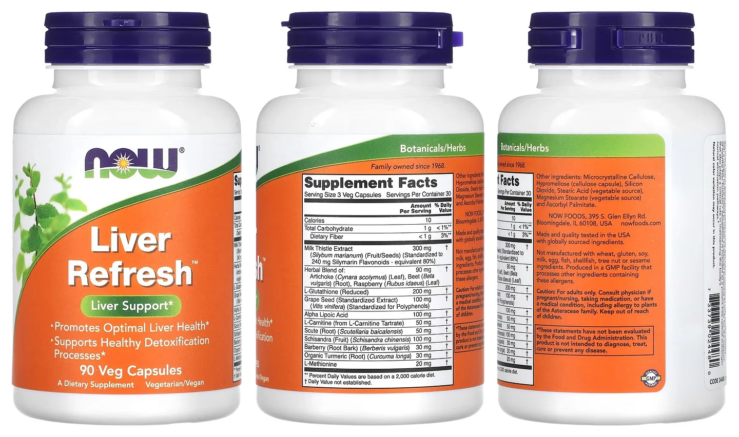 NOW Foods, Liver Refresh packaging