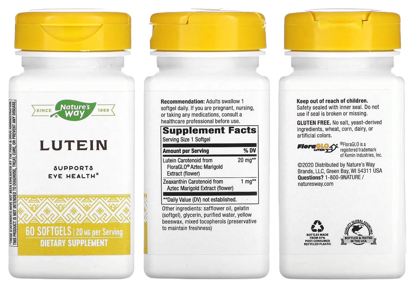 Nature's Way, Lutein packaging