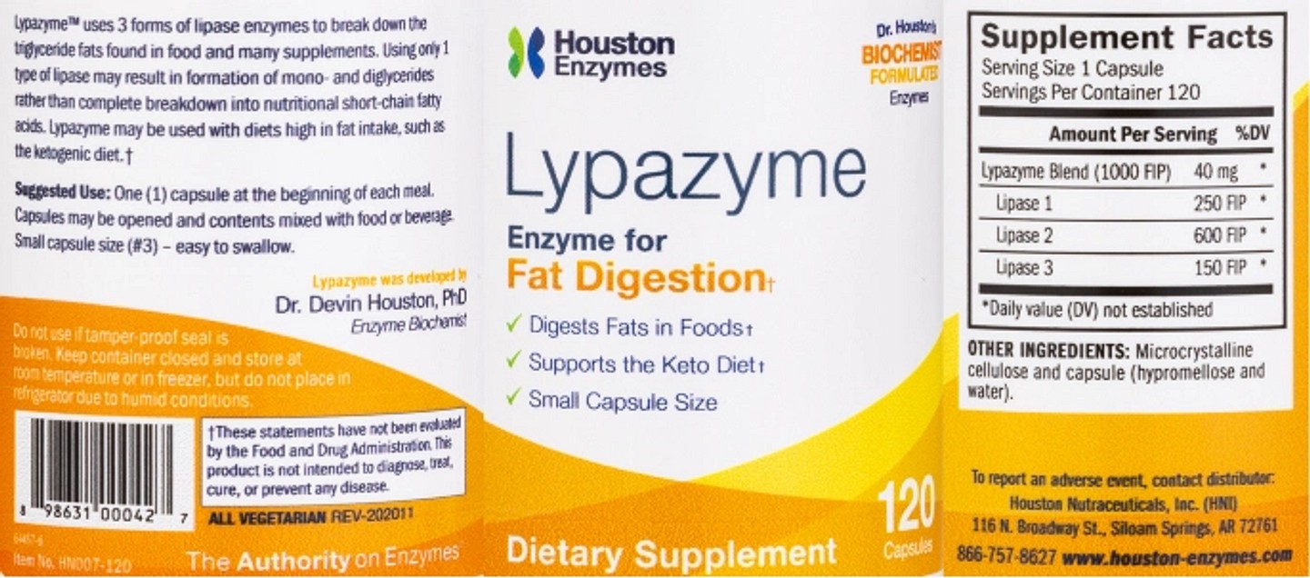 Houston Enzymes, Lypazyme label