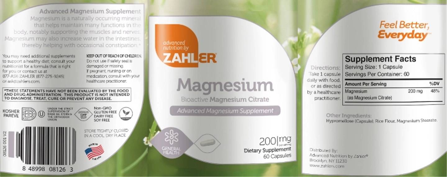 Zahler, Magnesium label