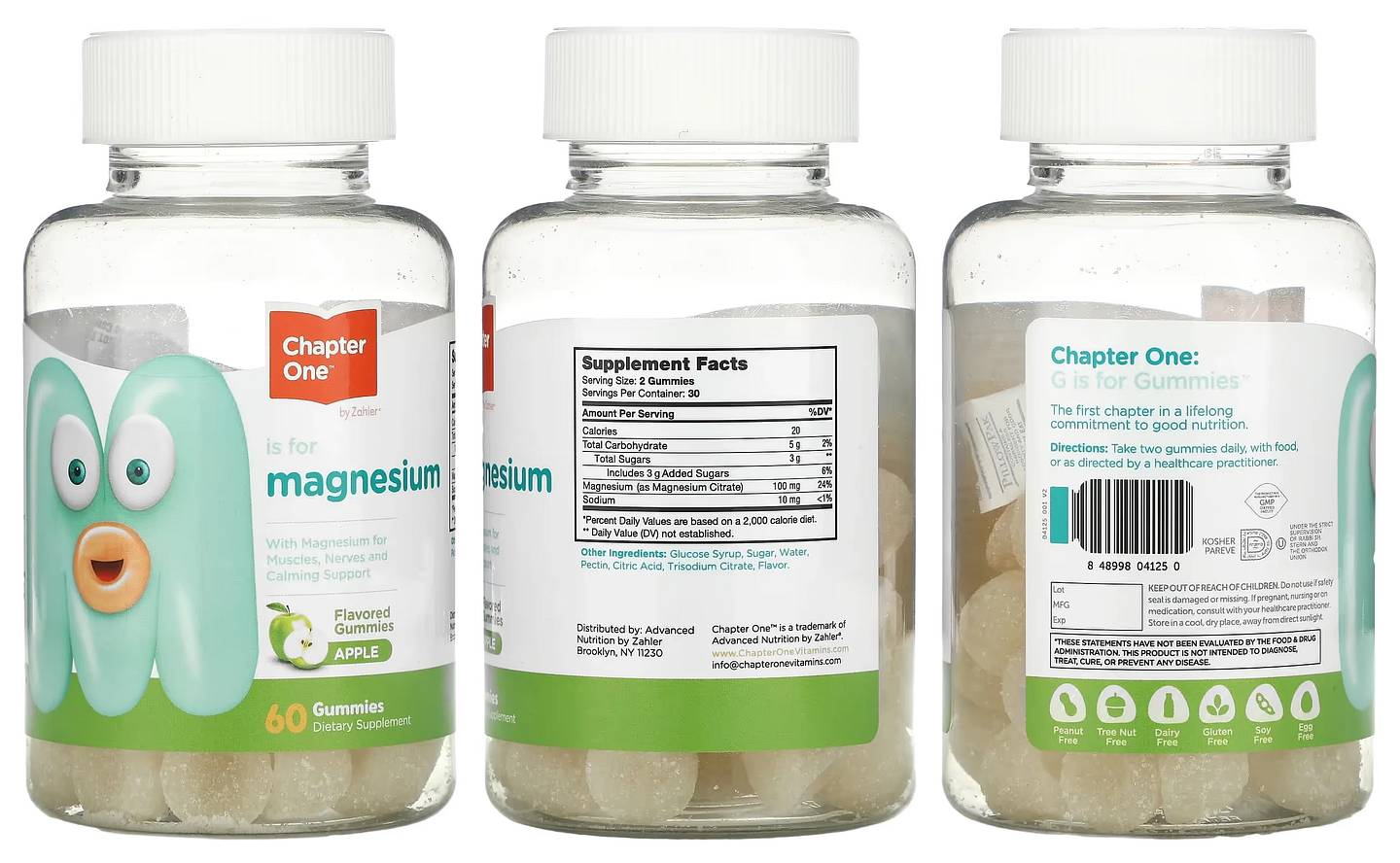 Chapter One, Magnesium Gummies packaging