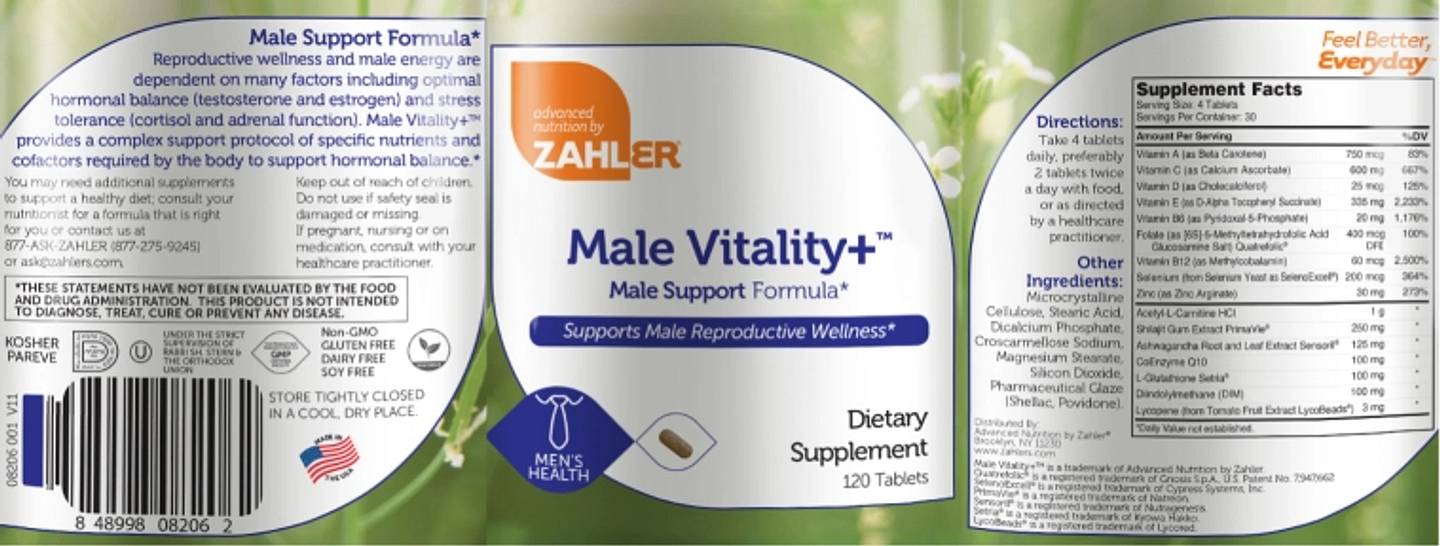 Zahler, Male Vitality + label