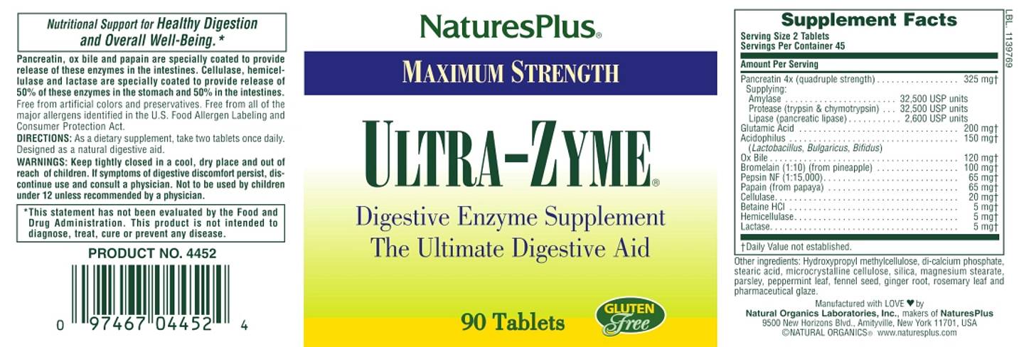 NaturesPlus, Maximum Strength label