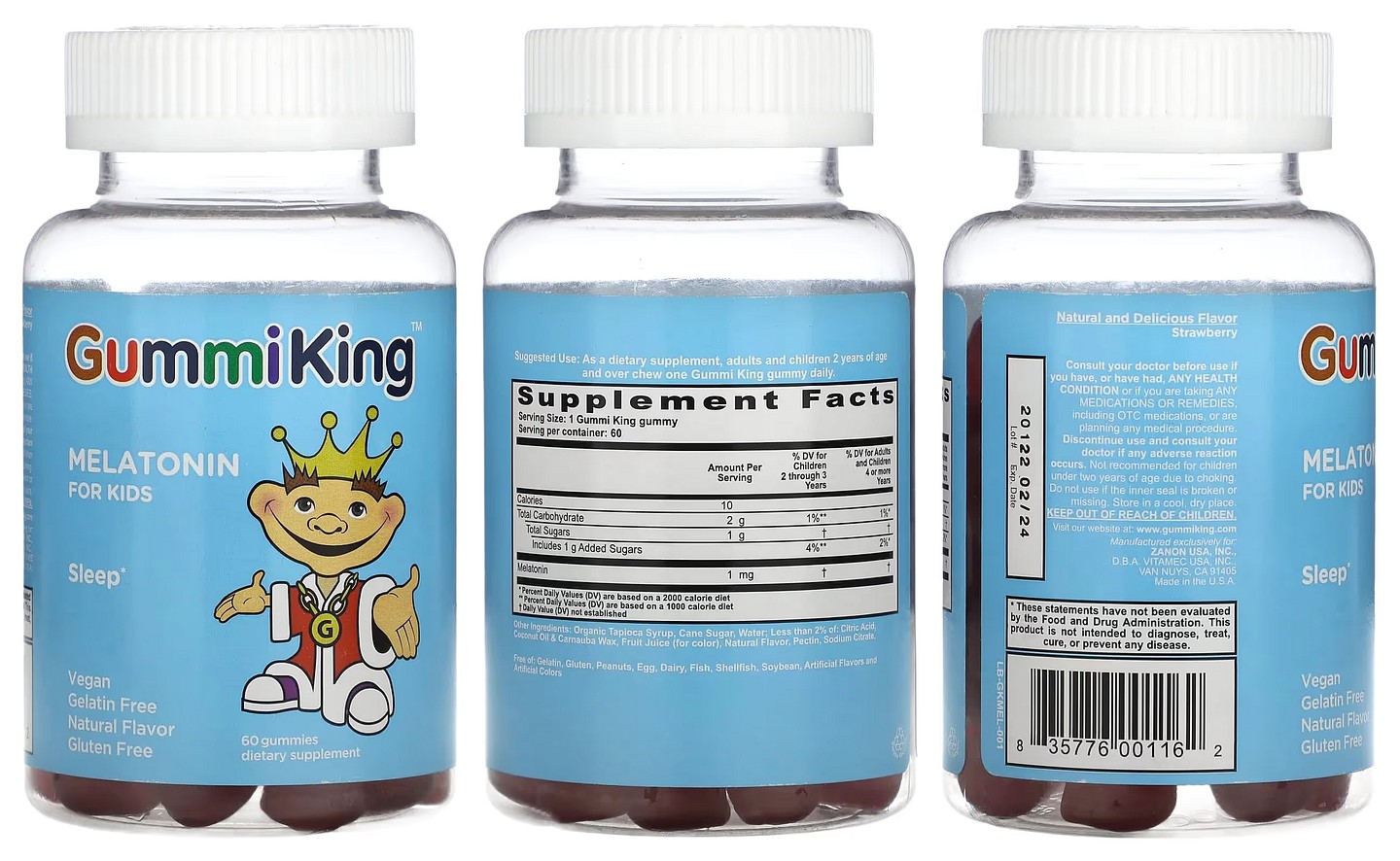 GummiKing, Melatonin for Kids packaging